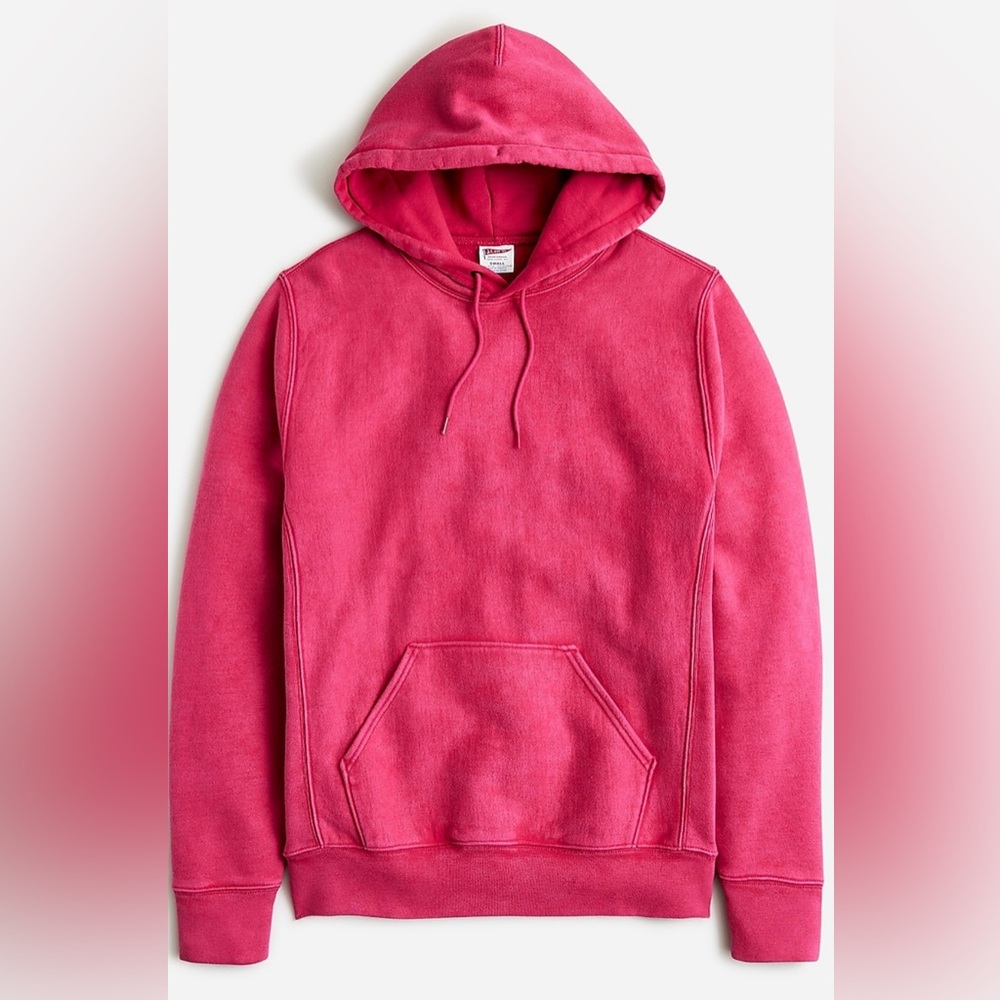 NWOT JCrew Washed heritage 14 oz. fleece hoodie